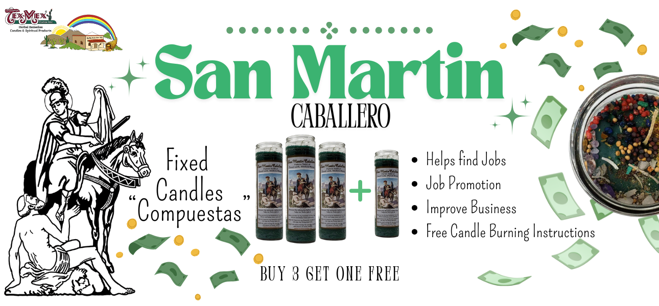 San Martin Caballero fixed candles