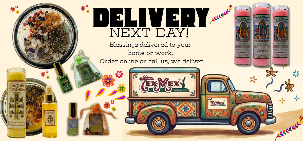 Next Day Delivery from Tex-Mex Curios