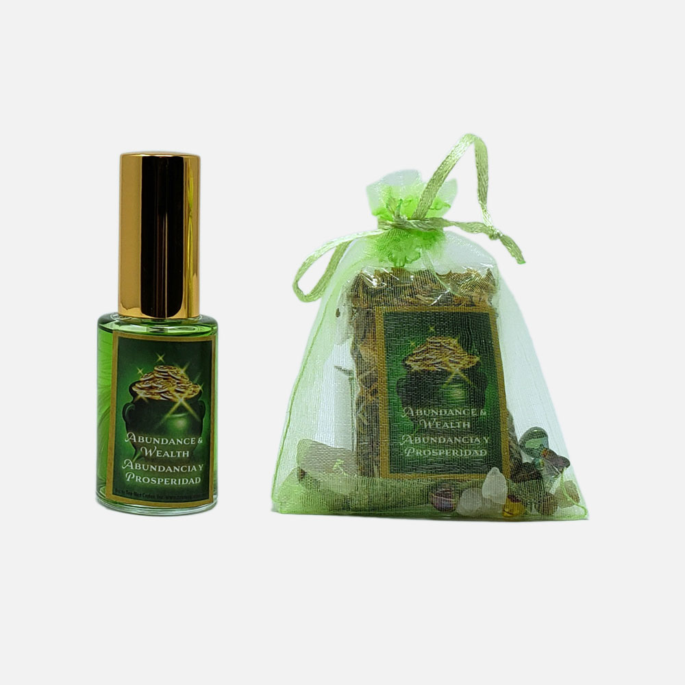Abundance Amulet and Perfume Spray Set